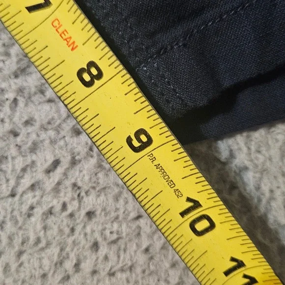 Rodd & Gunn Shorts Mens Size 35 Navy Blue Woven Chino Flat Front Casual Summer - Picture 7 of 8